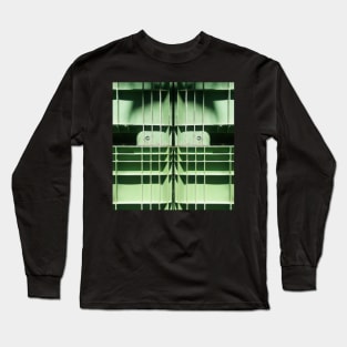 Green Nally Bins at Vintage by Avril Thomas Long Sleeve T-Shirt